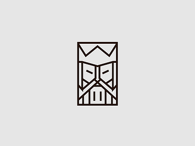 The King celt illustration king logo medieval