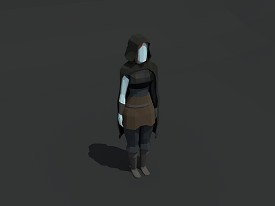 Low Poly Character 3d blender character game low medieval poly