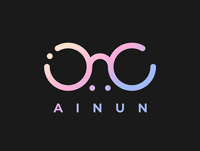 Ainun Eyeglasses Brand Arabic Logo arabic arabicart arabiccalligraphy arabicdesign arabiclogo design illustration logo logodesign ui