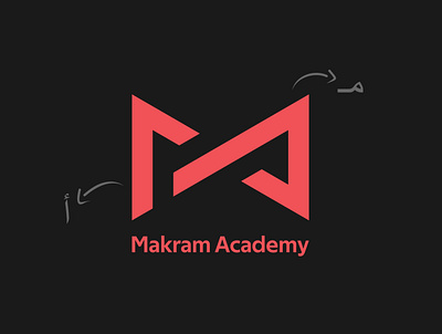 Makram Academy Arabic Logo arabicart arabiccalligrapher arabiccalligraphy arabiclettering arabiclogo arabiclogos arabiclogotype arabicmoderncalligraphy arabictypography calligraphydesign flatlogo islamicart islamiclogo logoarabic logodesign logodesigner logoideas logomuslim logos moderncalligraphy