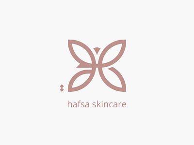 Hafsa Skincare Arabic Logo Design