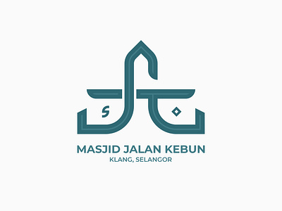 Masjid Jalan Kebun Mosque Arabic Logo