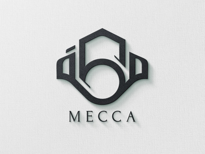 Mecca Makkah Arabic Logo