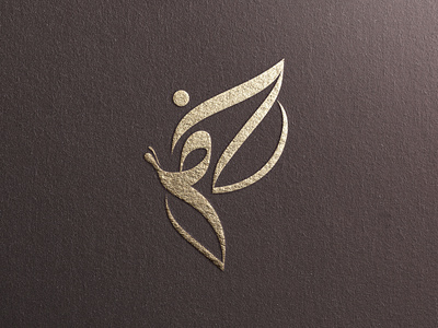 Khaled Safaa Butterfly Arabic Logomark