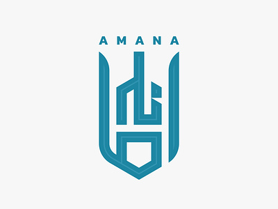 Amana Arabic Logotype Design (شعار عربي امانه) arabic art arabic calligraphy arabic lettering arabic logo arabic logos arabic logotype arabic typography islamic art islamic logo logo arabic تايبوجرافي تصميم خط حر خط عربي شعار شعارات فن كاليجرافي لوجو مصمم