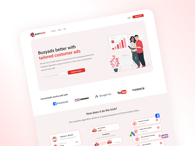 Adsenses landing page 2020 trends digital marketing digital marketing agency landing page landing page design online marketing seo servies uiux web design