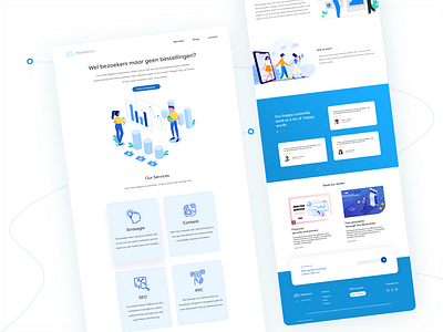 Marketing Agency Landing Page Design