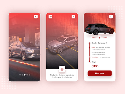 Premium Car Hire mobile application