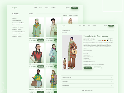Fashion eCommerce Add To Cart & Category