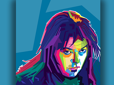 WPAP Vector Portrait style wpap