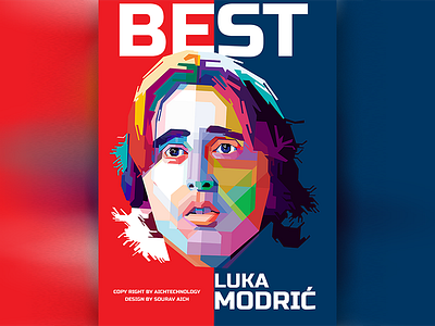 Luka modric wpap pop art art croatia football luka modric pop wpap