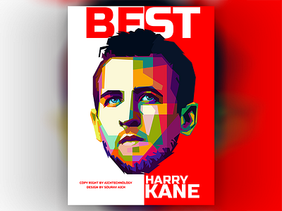 Harry kane wpap pop art art croatia england football harry kane pop wpap