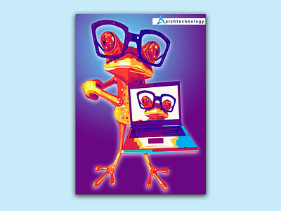 Crazy Frog wpap art poster