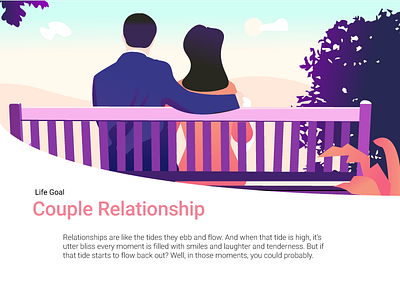 Couple Relationship art branding color colors design flat graphic illustration illustrator lettering pop portrait poster psd relationship typography ux web website wpap