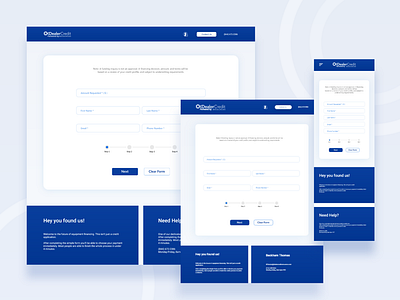 Web app form design