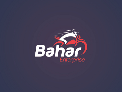 Bahar Enterprise Brand Identity Design art direction branding enterprise logo graphic design illustration interactive design logo design motorbike logo print deign sports logo
