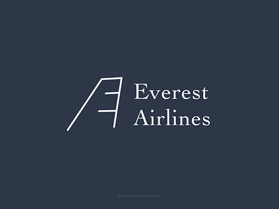 Airline logo branding clean flat icon logo minimal vector wordmark