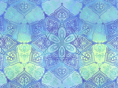 Mandala Fabric - Early Dawn fabric mandala material surface pattern