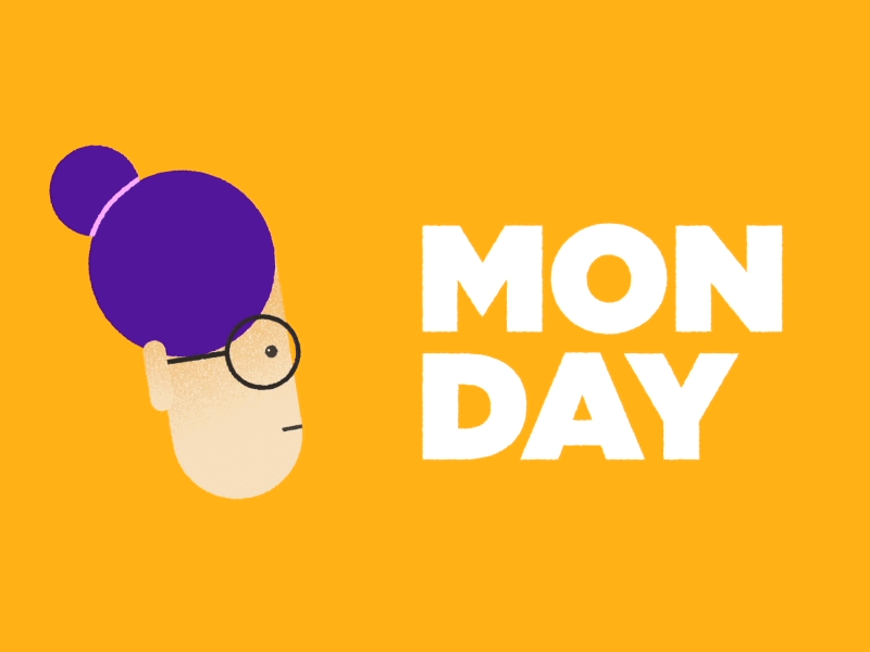 Monday Bang 2d after effects animation bangs gif monday motivation