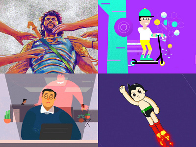 My Top 4 for 2018 2d adobe animation gif graphics motion design top 4 ui