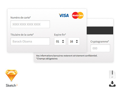 Credit Cards Form