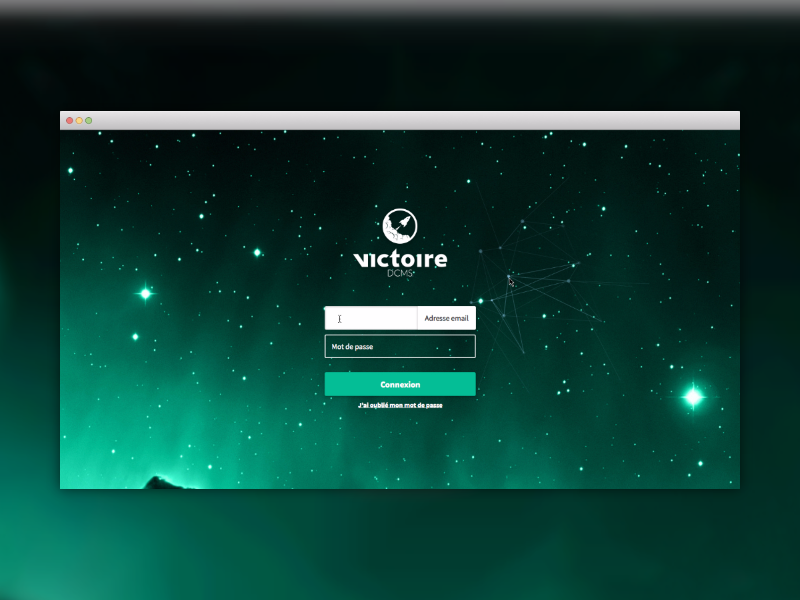 Victoire DCMS Login Form by Clément Menant on Dribbble