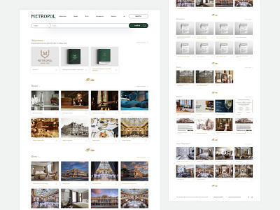 The Hotel Metropol Moscow design hotel service ui ux web