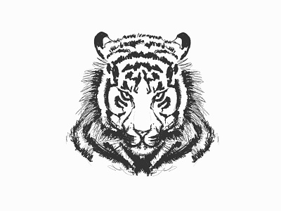 Turn your anger into a drawing animals art artist artwork digital art digital illustration doodle doodles editorial illustration illustrations illustrator ink tiger