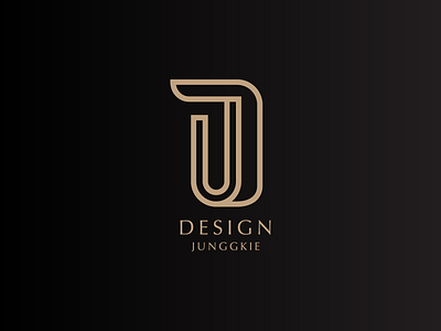 the last project logo of my client the letters D and J are made brandidentity branding lettermark logo logodesign logotype minimalist logo modernlogo sophisticated sophisticated logo