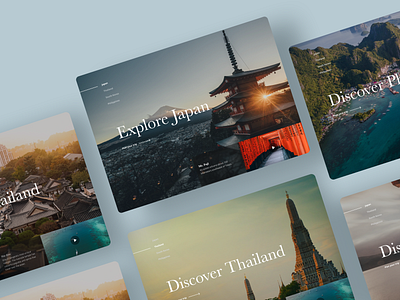 Travel Concept Screens clean dailyui design figma interface minimal sketch ui uidesign userinterface ux web webdesign website website concept