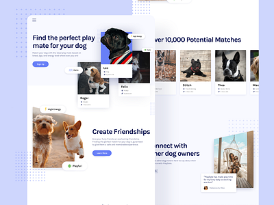 PlayDate - Landing Page