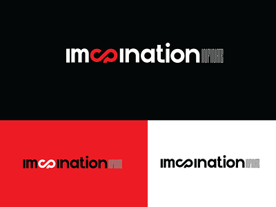 Imagination infinite aesthetics branding design flat icon illustration logodesign minimal minimaldesign typography