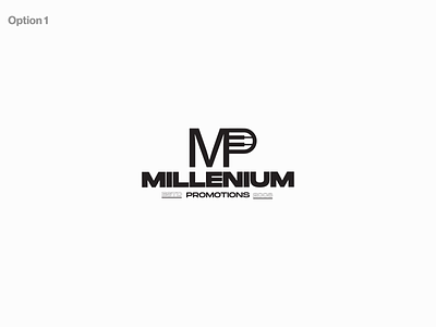 Millenium promotions aesthetics branding designmatters flat geometric illustration logo logodesign minimal minimaldesign