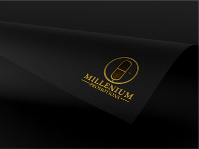 Millenium Promotions logo aesthetics branding designmatters geometric illustration logo minimal minimaldesign typography vector