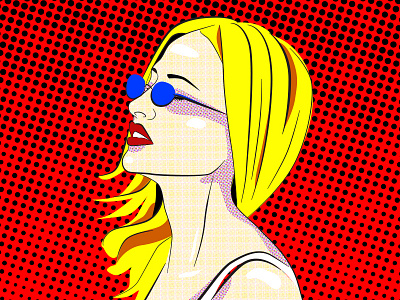 Pop Art Self illustration popart self