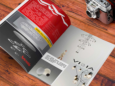 Catalog for New Light lighting and furniture trends catalog graphic printmedia