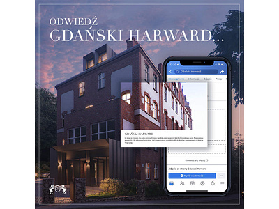 Facebook ad, Gdański Harward
