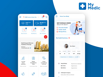 Healthcare App Design app design design icon ui ux vector