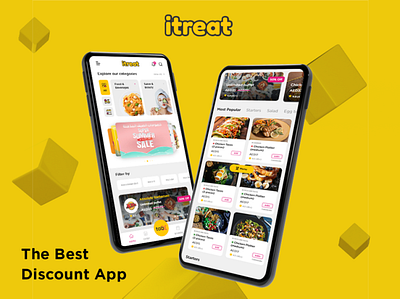 Discount App Design app app design design discounts food food app icon restaurant app ui ux