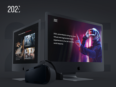 VR Website Design black branding design ui ux vr vr website web website design