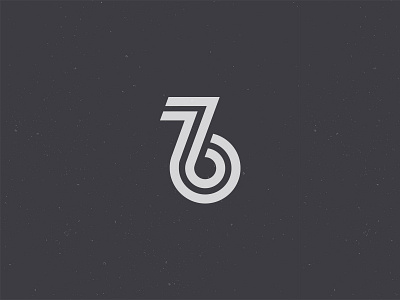 76 76 geometric logo numerical