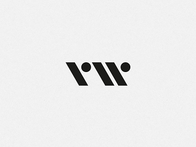RW Monogram geometric logo logodesign minimal minimalist monogram r logo w logo