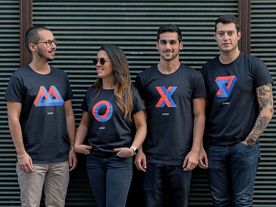 MOXY T-shirts branding illustration impossible forms merchandising moxy t shirt