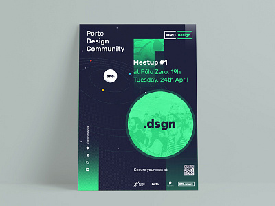 OPO.design #1 communication design designers events poster