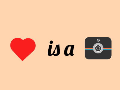 Love is a Polaroid illustration imagedragons songs