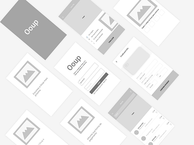 Wireframe ooup design sprint information architecture ui ui design ux ux design wireframing