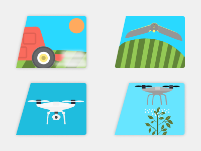 Illustration for an agro app colors design flat illustration ui