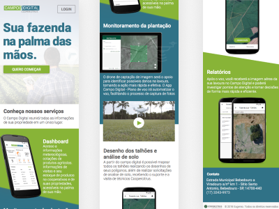 Agro landing page landing page mobile ui ui design ux