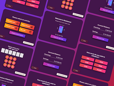 ATM design adobe xd atm bank dashboard ui finance finance app fintech money ui ux uxdesign weeklyux