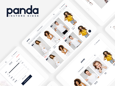 Panda - In Store Kiosk Tablet App for Retailers app design commerce ecommerce app kiosk product product page retail sketch tablet app ui design